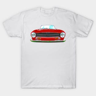 Triumph TR6 1970s classic British sports car red T-Shirt